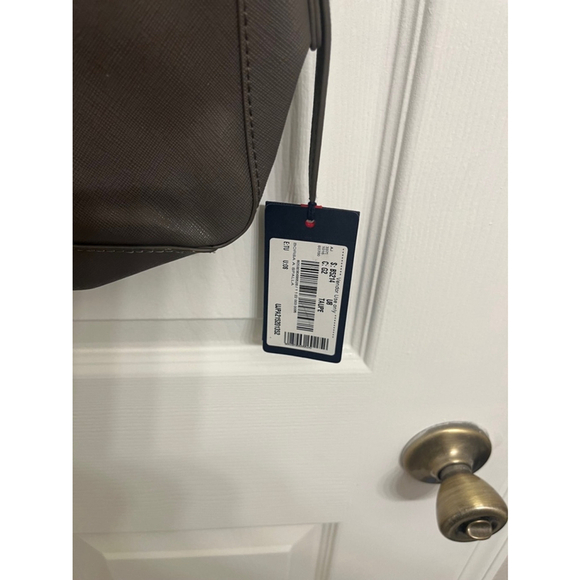 NWT Authentic Armani Jeans Leather Gray Crossbody Bag - Picture 3 of 12